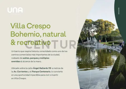 Departamento de 2 ambientes en Villa Crespo