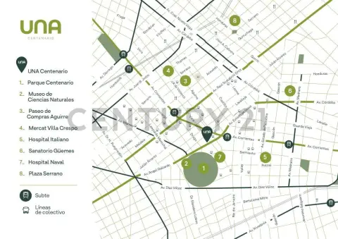 Departamento de 2 ambientes en Villa Crespo